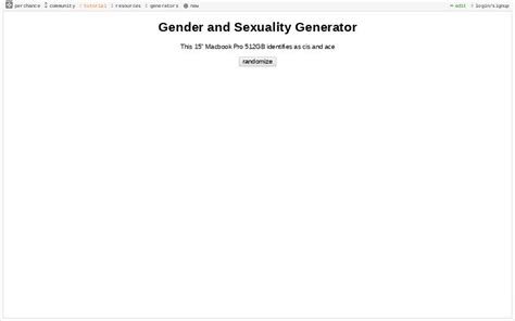 THE ULTIMATE WARRIOR GENERATOR by SEC9NINJA. . Sexuality generator perchance